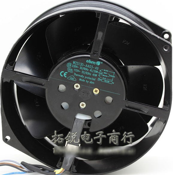 Ebmpapst W2S130-AA03-49 230V 45/39W 6wires Cooling Fan Ebmpapst W2S130-AA03-49 230V 45/39W 6wires Cooling Fan